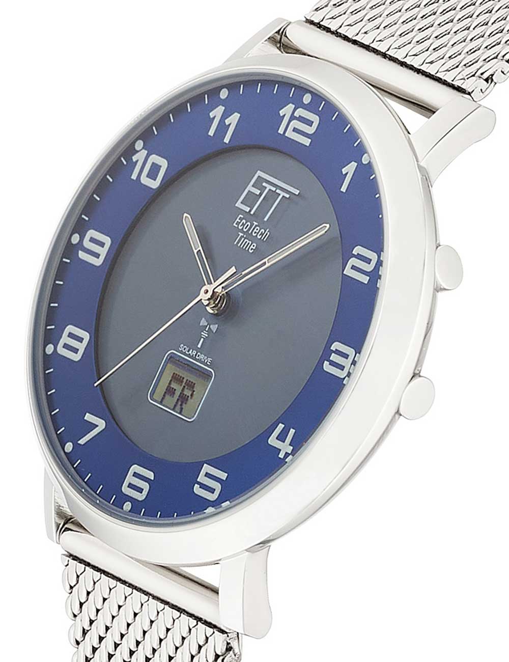 ETT Eco Tech Time EGS-11621-32MS men's watch Atacama Solar Radio Controlled 40mm 5ATM