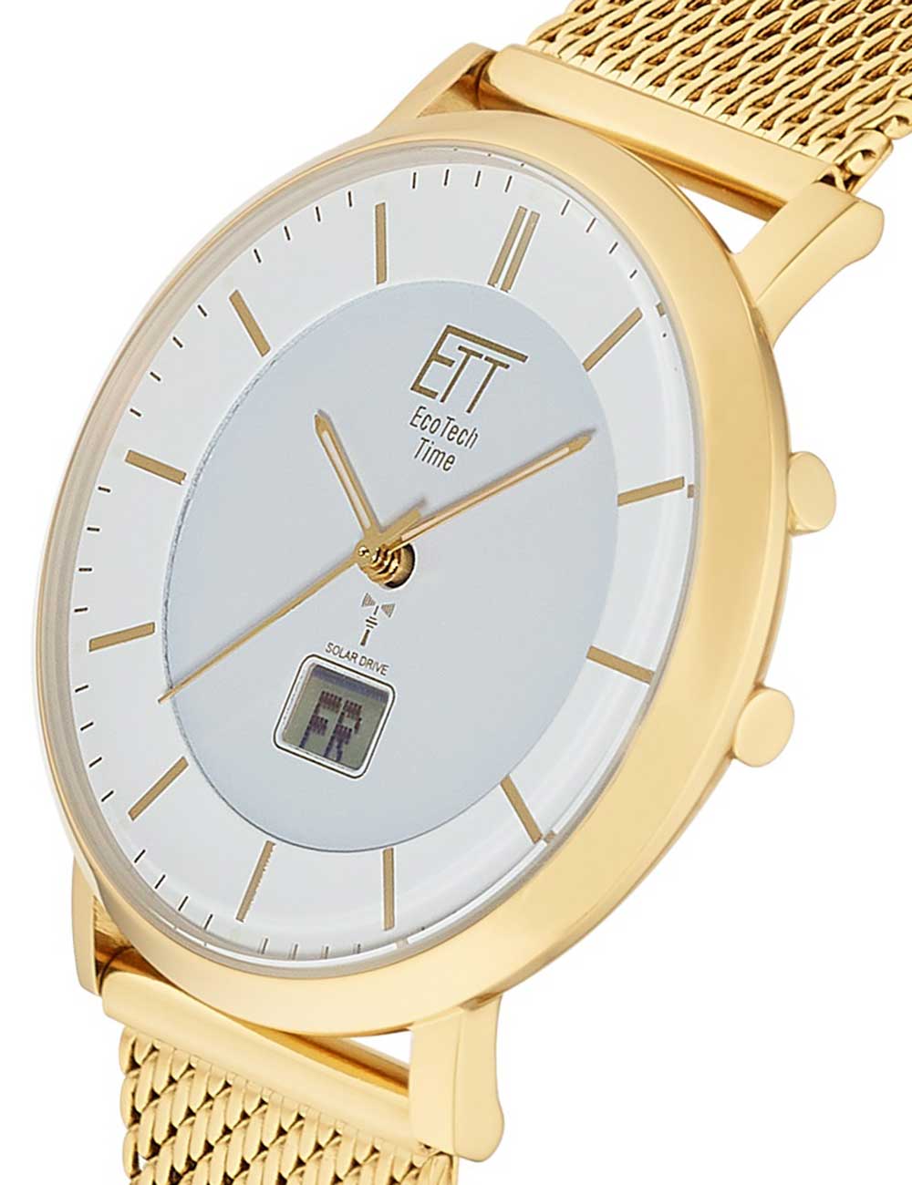 ETT Eco Tech Time EGS-11623-11MS men's watch Atacama Solar Radio Controlled 40mm 5ATM