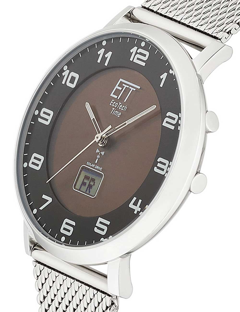 ETT Eco Tech Time EGS-11624-22MS men's watch Atacama Solar Radio Controlled 40mm 5ATM