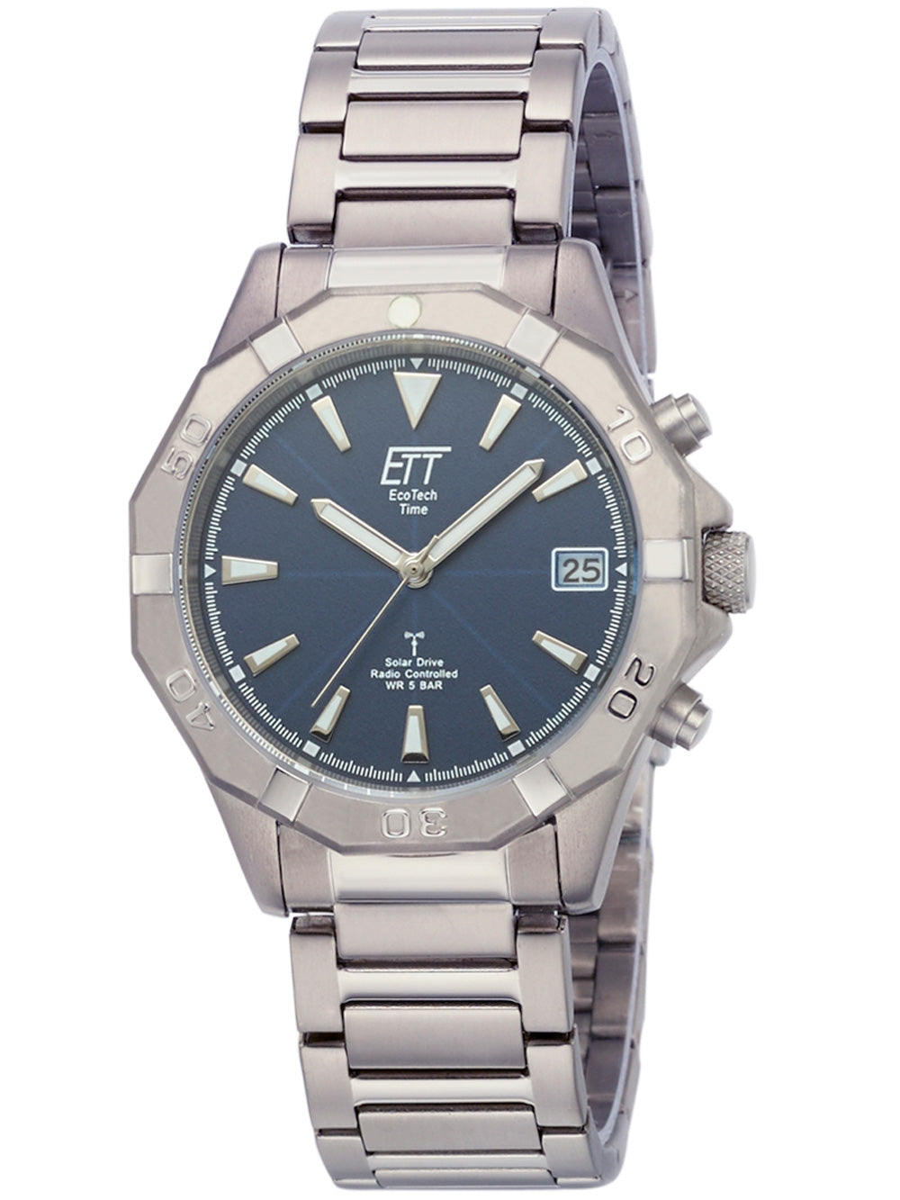 ETT EGT-11356-20M Solar Drive Radio Controlled RC Alaska Titan men's watch 41mm