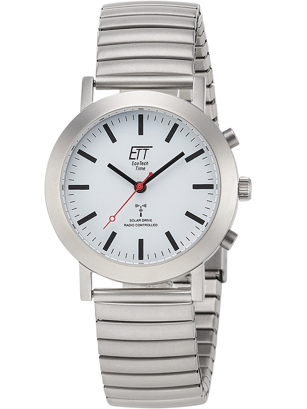 ETT ELS-11584-11M women's watch Zugband Solar Radio-Controlled 35mm 5ATM