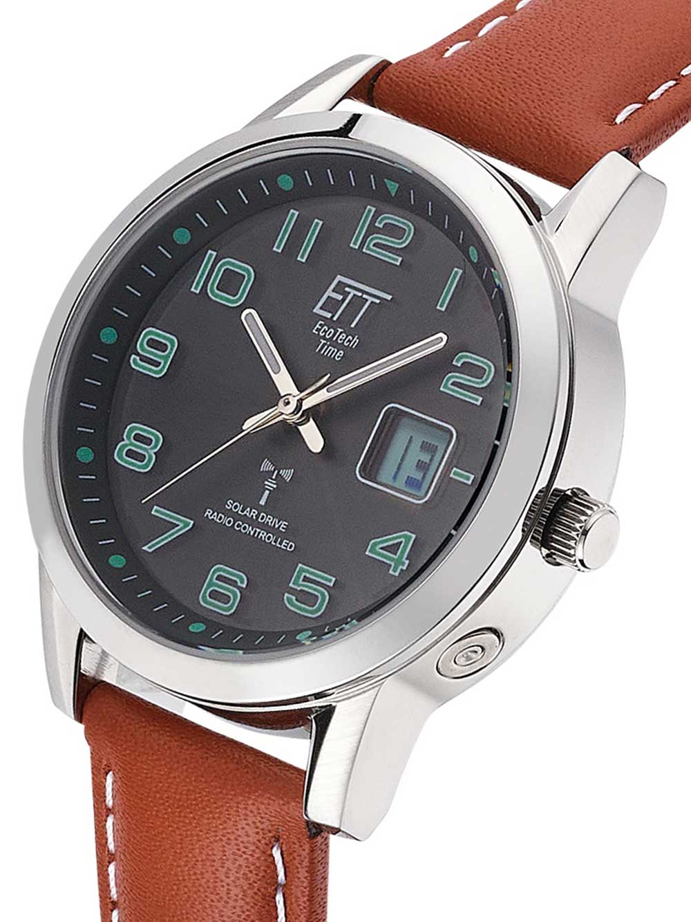 ETT ELS-11588-22L Solar Drive Radio Controlled Gobi Women's Watch 34mm 5ATM