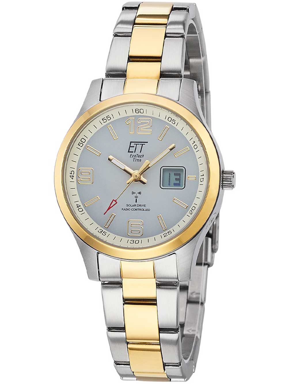 ETT ELS-11590-12M Solar Drive Radio Controlled Gobi women's watch 34mm 10ATM