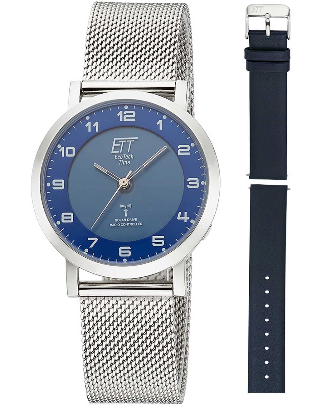 ETT Eco Tech Time ELS-11617-32MS women's watch Atacama Solar Radio Controlled 36mm 5ATM
