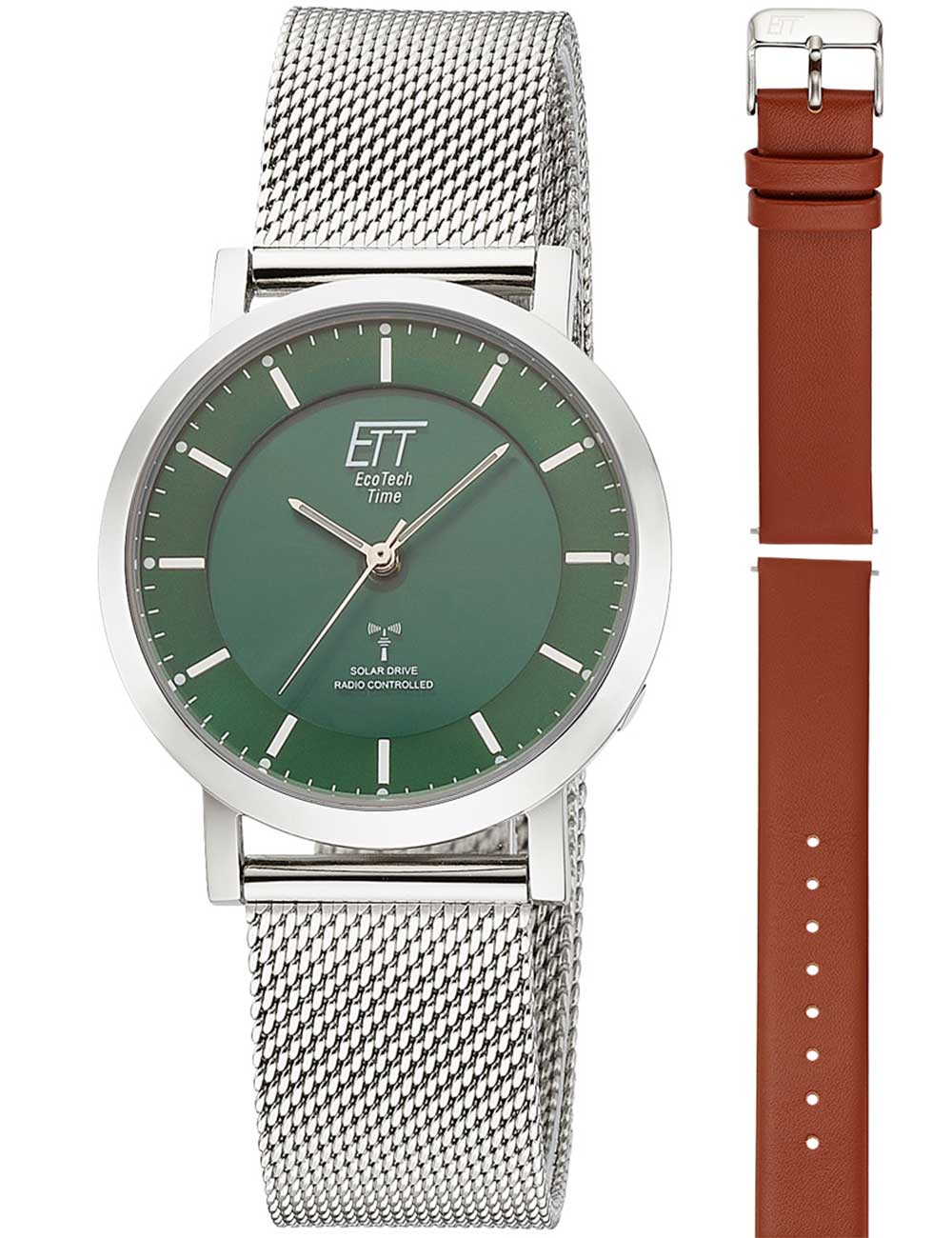 ETT Eco Tech Time ELS-11618-81MS women's watch Atacama Solar Radio Controlled 36mm 5ATM