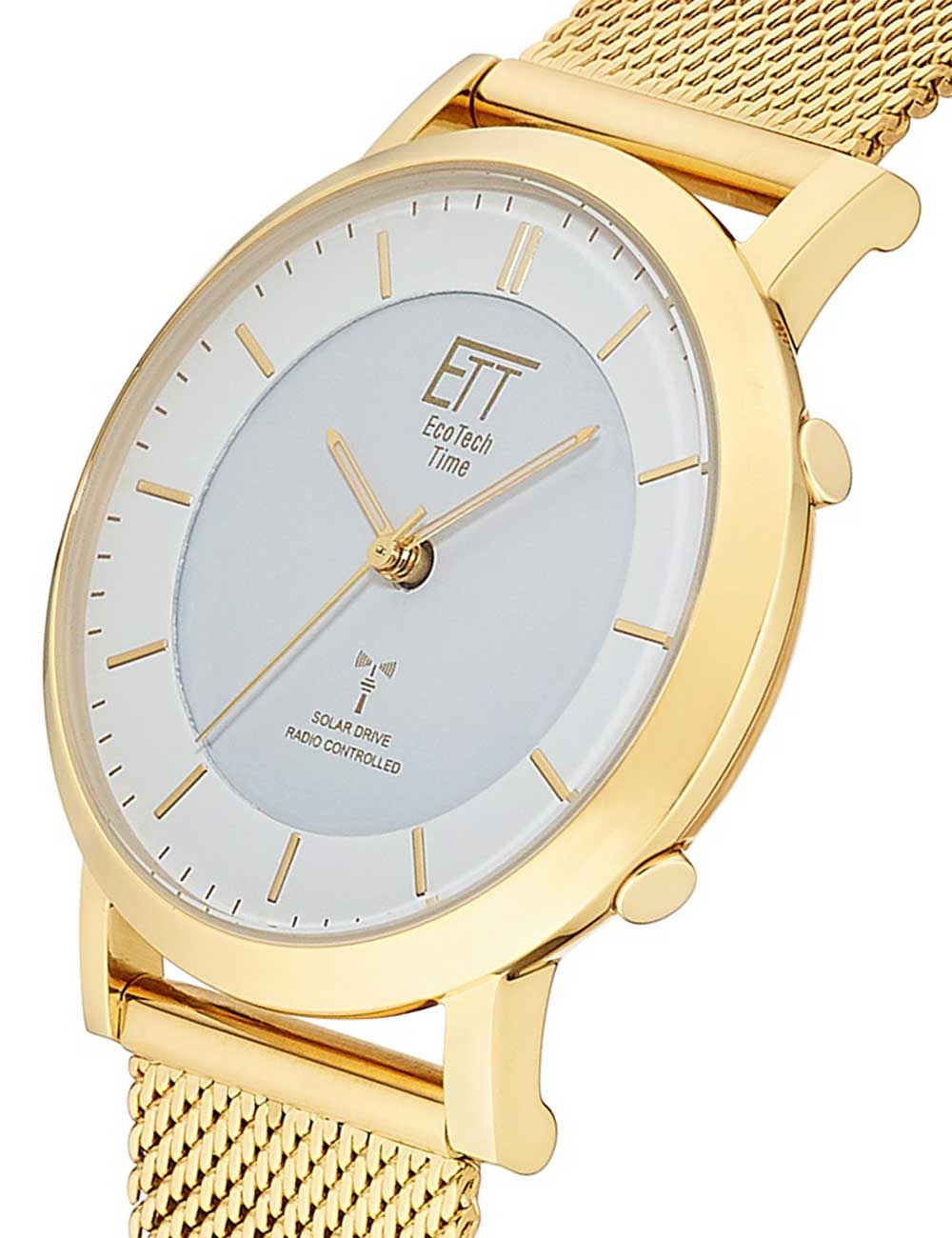 ETT Eco Tech Time ELS-11619-11MS women's watch Atacama Solar Radio Controlled 36mm 5ATM
