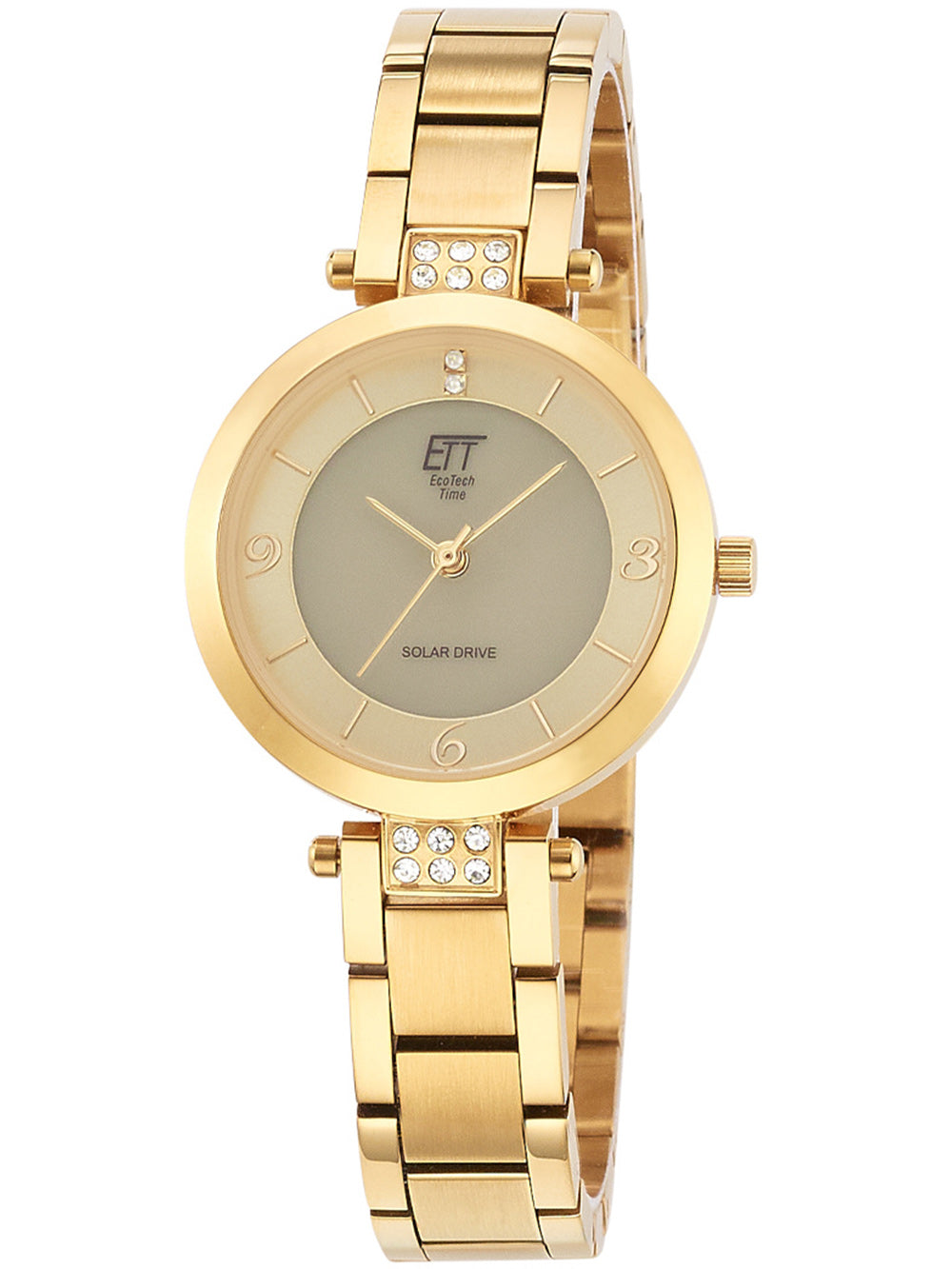 ETT ELS-12141-62M Diamond Lady Solar Drive women's watch 30mm 5ATM