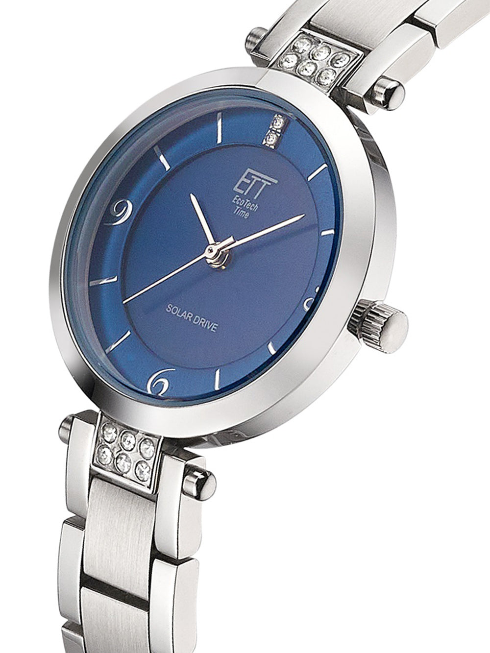 ETT ELS-12142-31M Diamond Lady Solar Drive women's watch 30mm 5ATM
