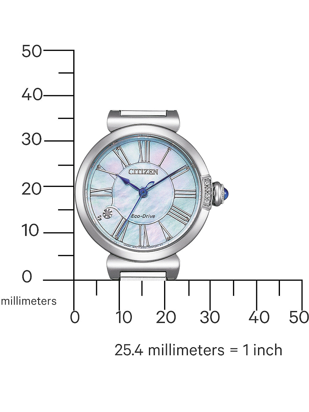 Citizen EM1060-87N Eco-Drive Elegance women's watch 30mm 5ATM