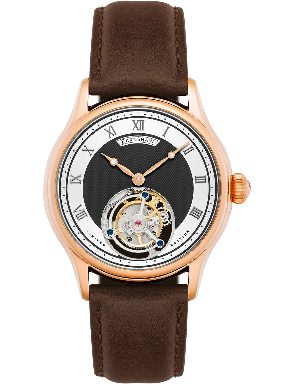 Thomas Earnshaw ES-8213-03 Palmerston Tourbillon Skeleton men's watch