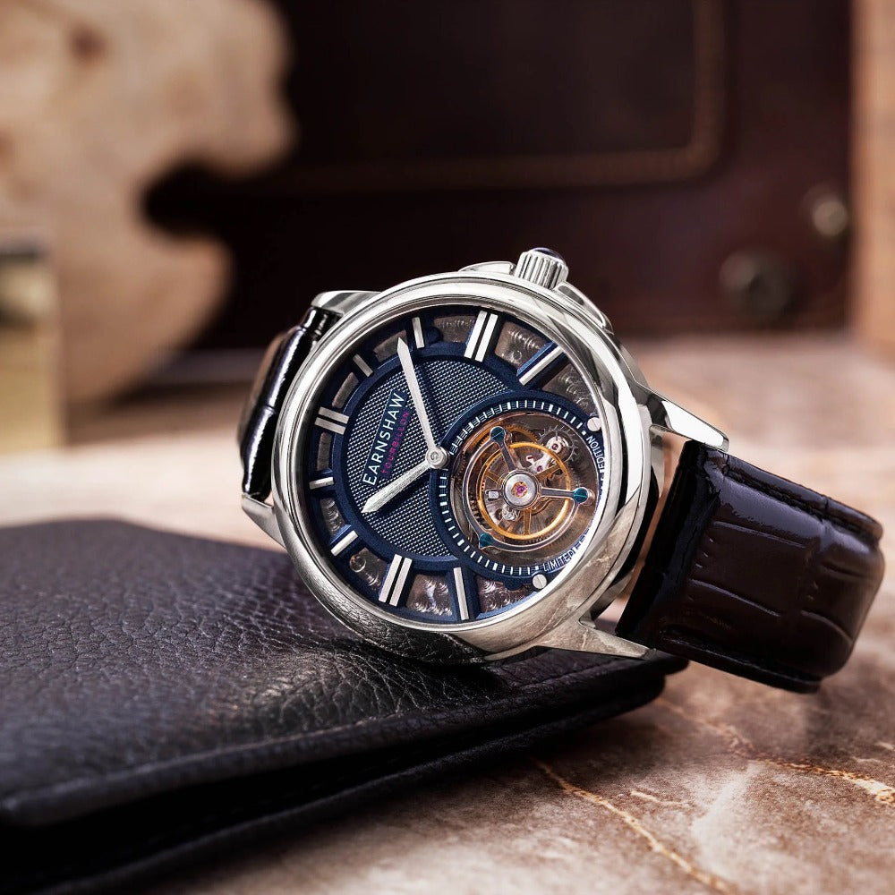 Thomas Earnshaw ES-8239-02 Disraeli Tourbillon men's watch 42mm 3ATM
