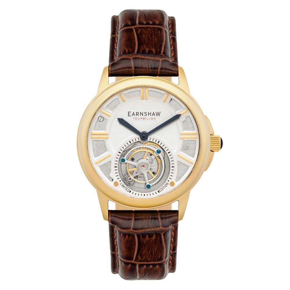 Thomas Earnshaw ES-8239-03 Disraeli Tourbillon men's watch 42mm 3ATM