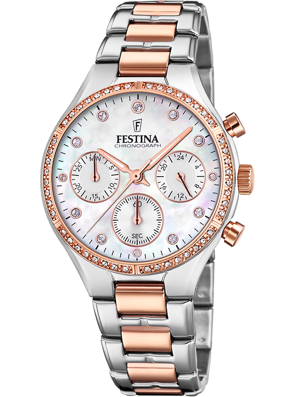 Festina F20403/1 Boyfriend Chronograph women's watch 36mm 5ATM