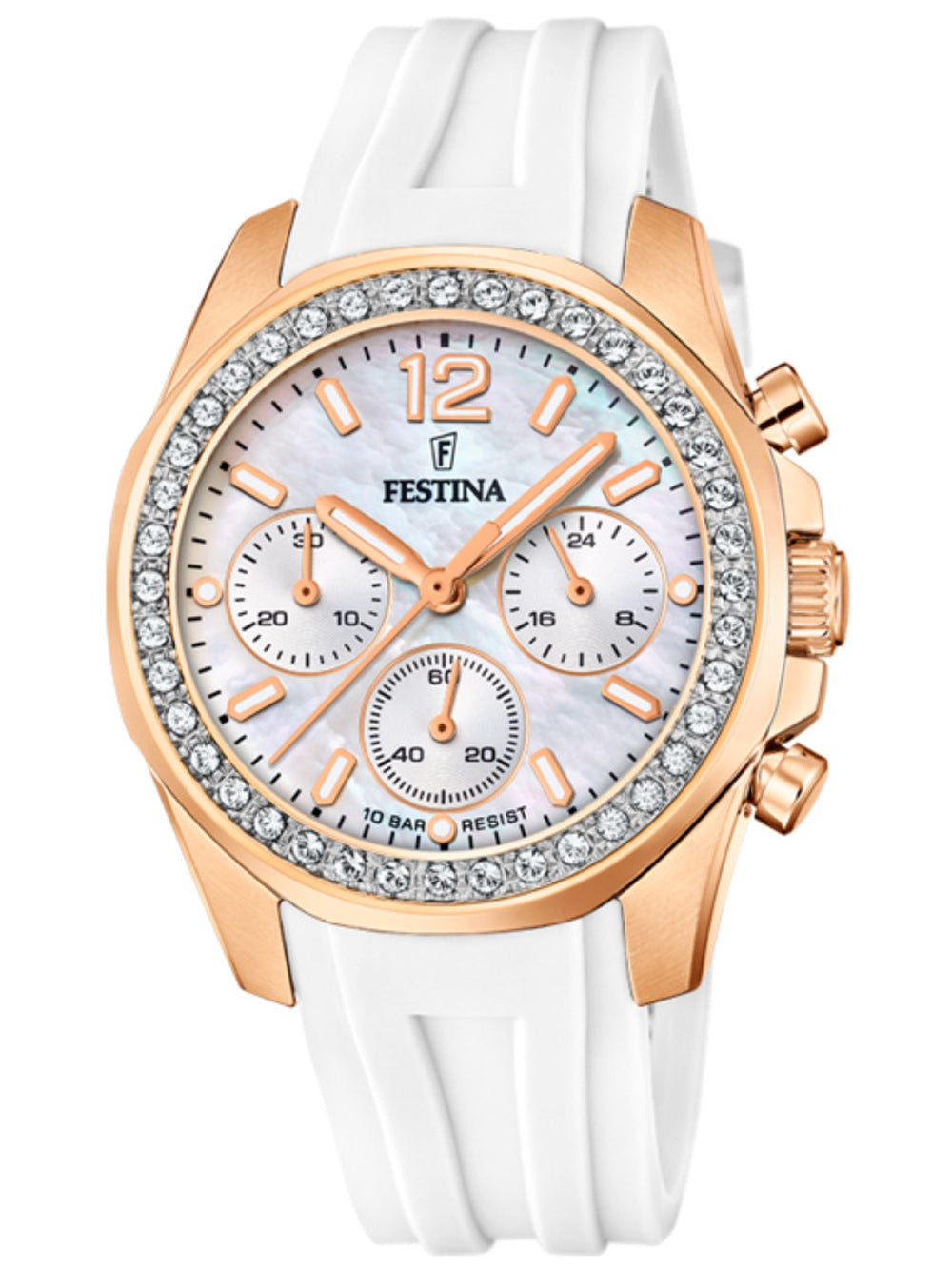Festina F20611/1 Boyfriend Chronograph women's watch 38mm 10ATM