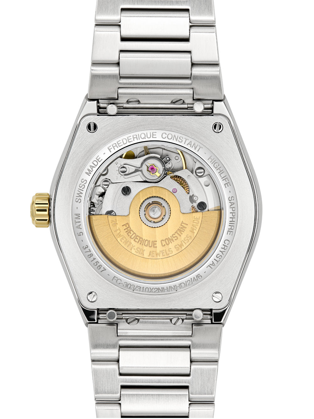Frederique Constant FC-303V2NH3B Highlife women's watch Automatic 34mm 5ATM