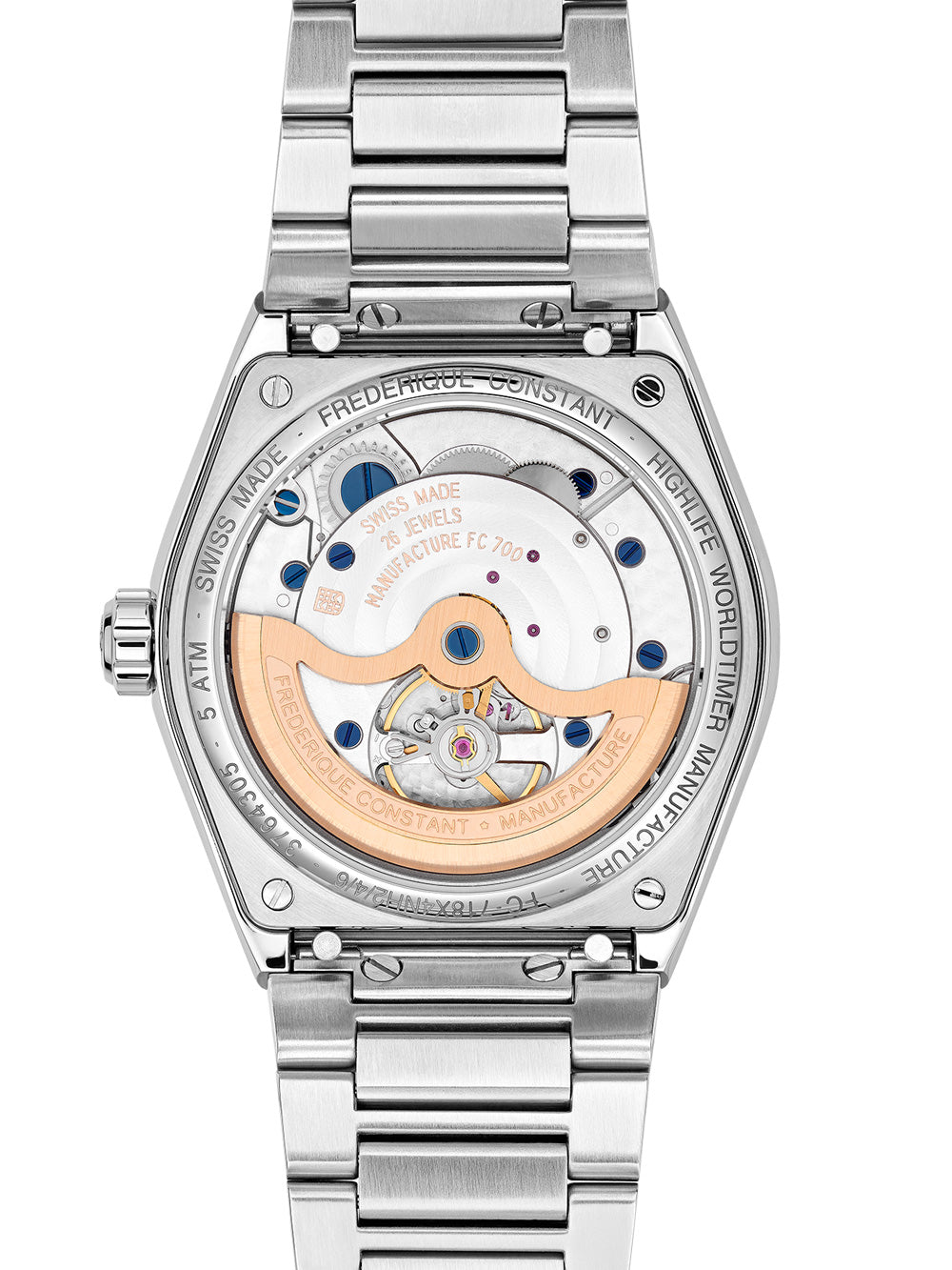 Frederique Constant FC-718N4NH6B Highlife Worldtimer Automatic men's watch