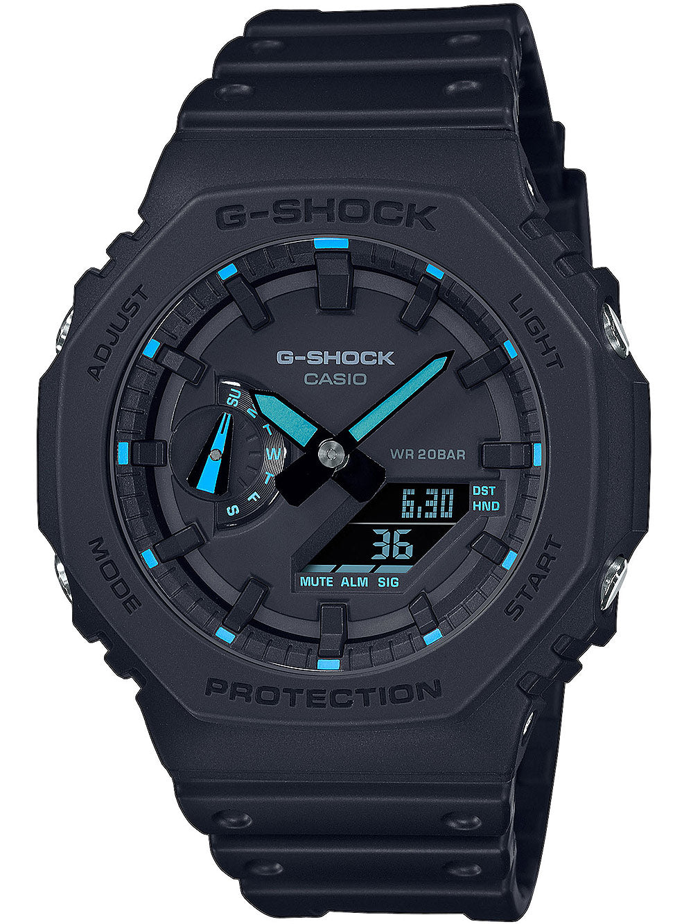 Casio GA-2100-1A2ER G-Shock men's watch 45mm 20ATM
