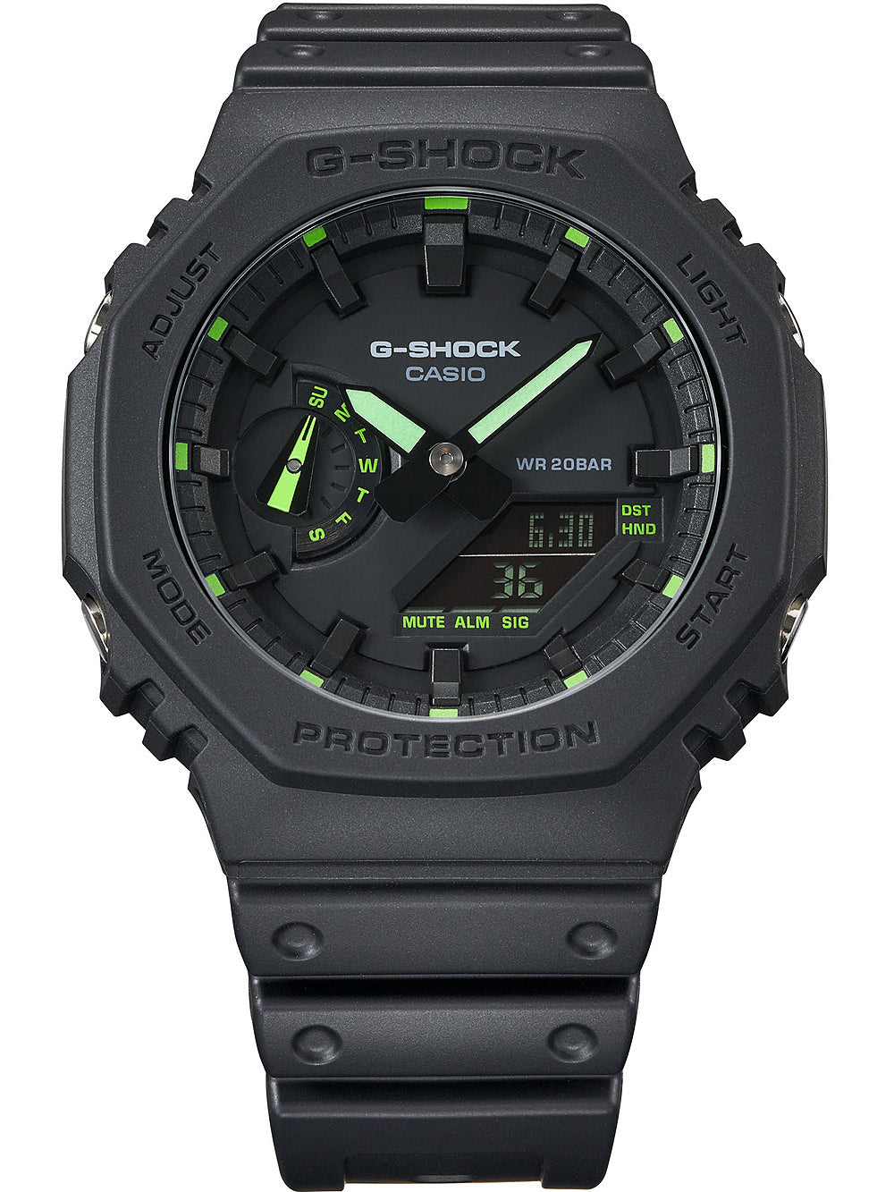 Casio GA-2100-1A3ER G-Shock men's watch 45mm 20ATM