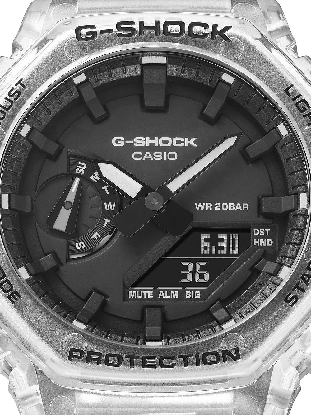 Casio GA-2100SKE-7AER G-Shock men's watch 45mm 20ATM