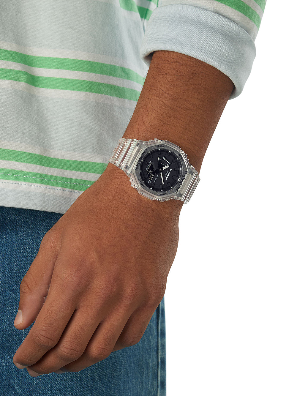 Casio GA-2100SKE-7AER G-Shock men's watch 45mm 20ATM