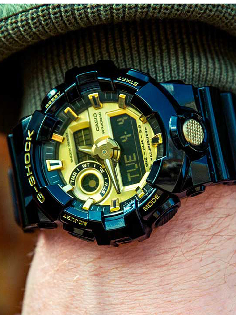 Casio GA-710GB-1AER G-Shock men's watch 53mm 20ATM