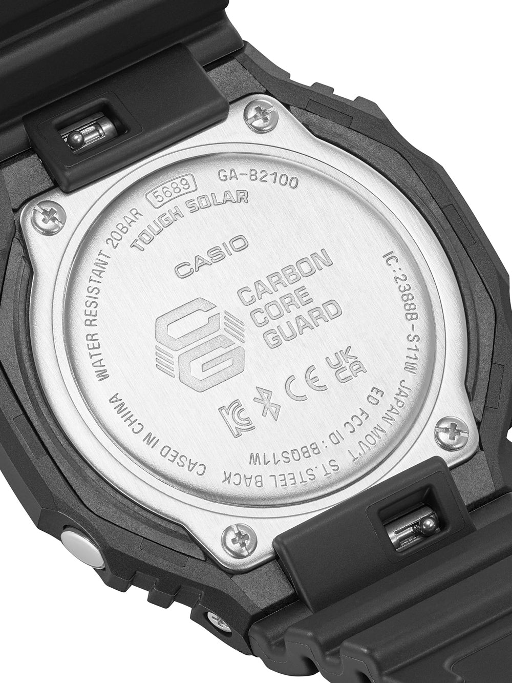 Casio GA-B2100-1A1ER G-Shock men's watch 45mm 20ATM