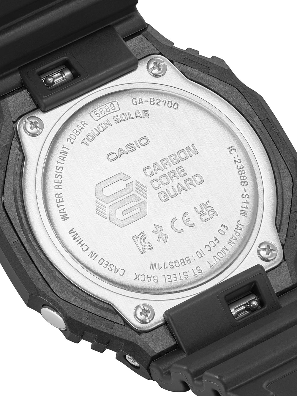 Casio GA-B2100-1AER G-Shock men's watch 45mm 20ATM