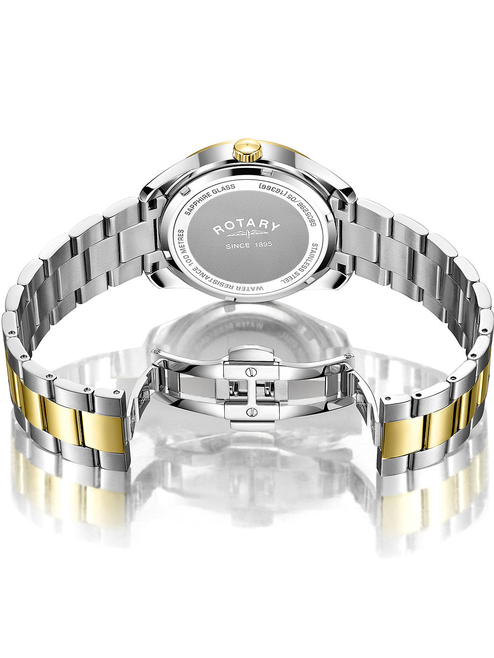 Rotary GB05296/05 Henley GMT men's watch 40mm 10ATM