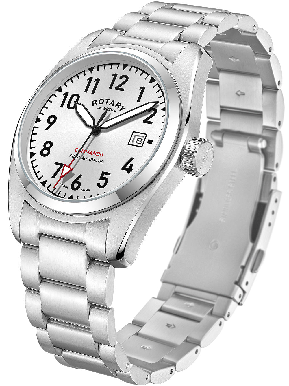 Rotary GB05470/22 Commando men's watch 42mm 10ATM