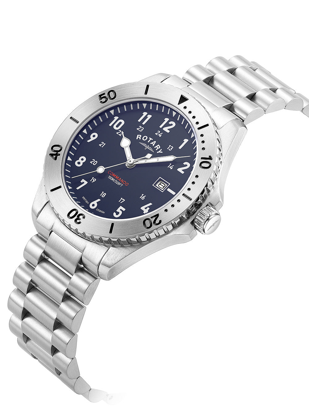 Rotary GB05475/52 Commando men's watch 40mm 10ATM