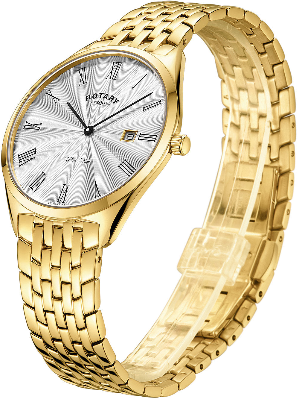 Rotary GB08013/01 Ultra Slim men's watch 38mm 5ATM