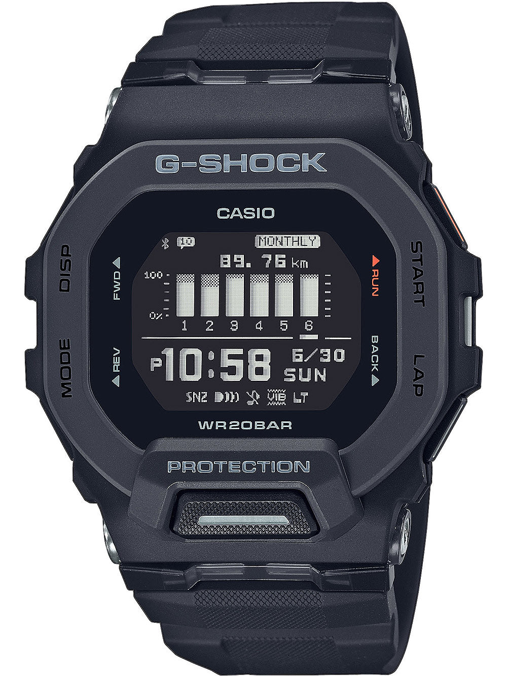 Casio GBD-200-1ER G-Shock men's watch 44mm 20ATM