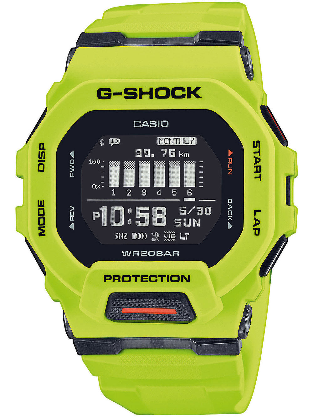 Casio GBD-200-9ER G-Shock men's watch 46mm 20ATM