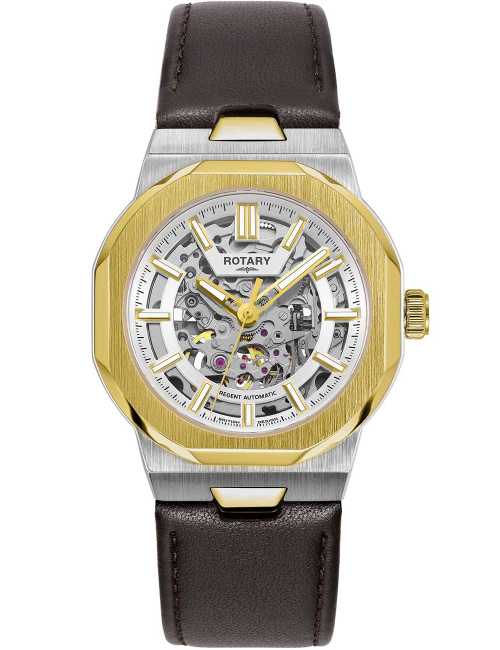 Rotary GS05496/06 men's watch Regent Automatic 40mm 10ATM
