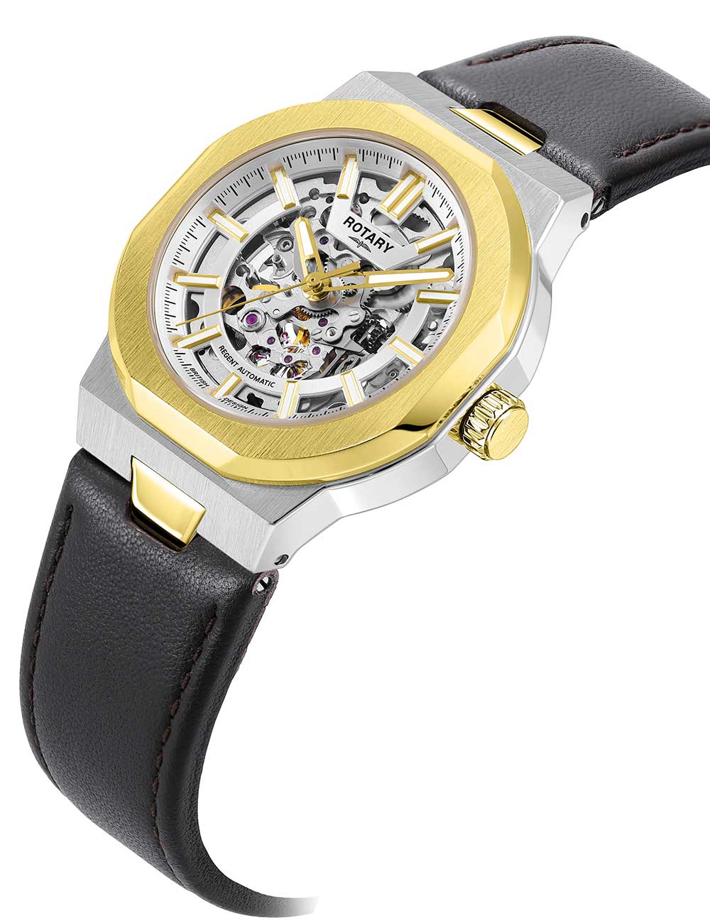 Rotary GS05496/06 men's watch Regent Automatic 40mm 10ATM