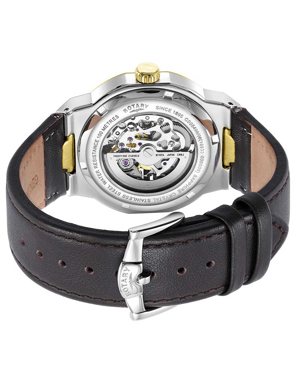 Rotary GS05496/06 men's watch Regent Automatic 40mm 10ATM