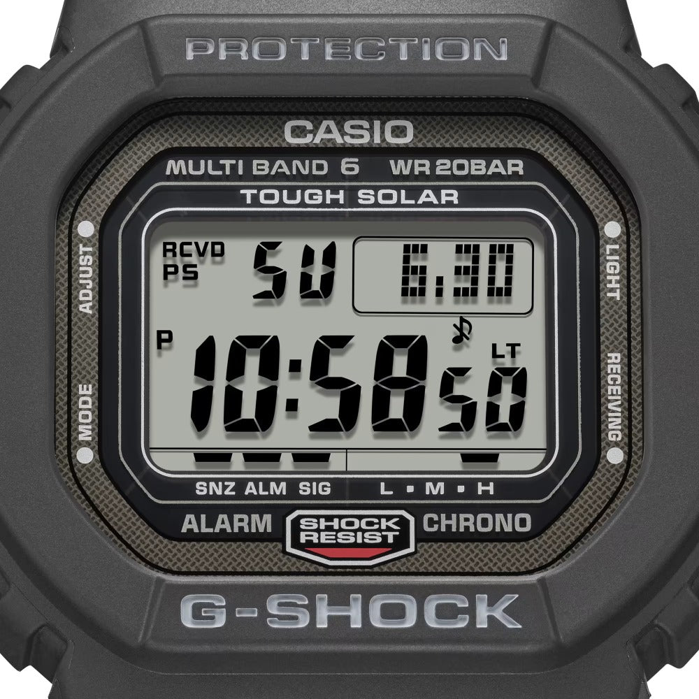 Casio GW-5000U-1ER G-Shock solar radio controlled men's watch 43mm 20ATM