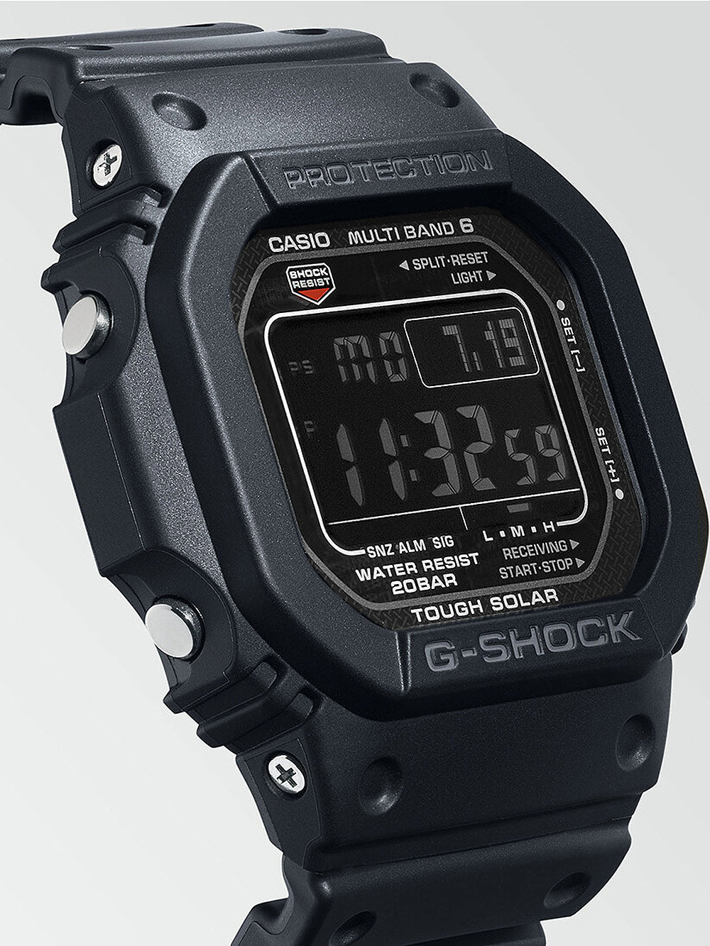 Casio GW-M5610U-1BER G-Shock solar radio controlled men's watch 43mm 20ATM