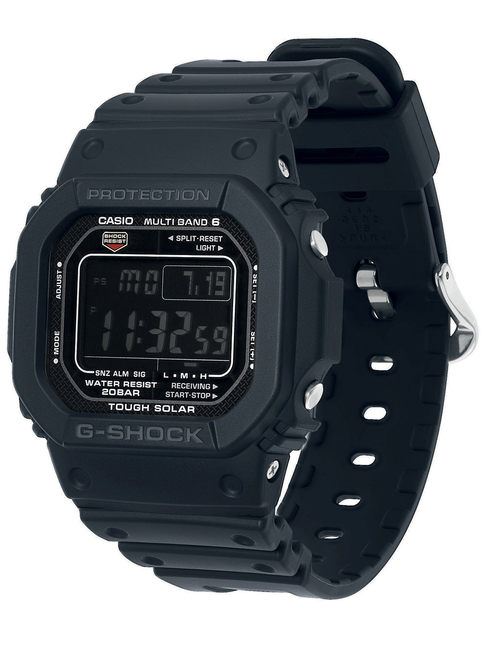 Casio GW-M5610U-1BER G-Shock solar radio controlled men's watch 43mm 20ATM