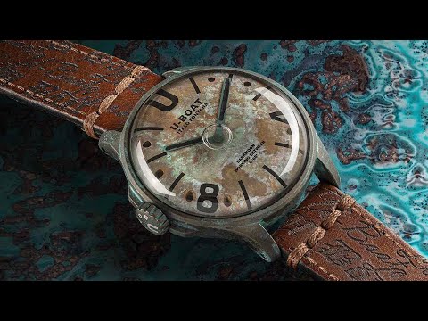 U-Boat 9600 men's watch Darkmoon Unico 45mm 50M