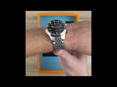 Spinnaker SP-5121-33 men's watch Bradner GMT Automatic 42mm 18ATM