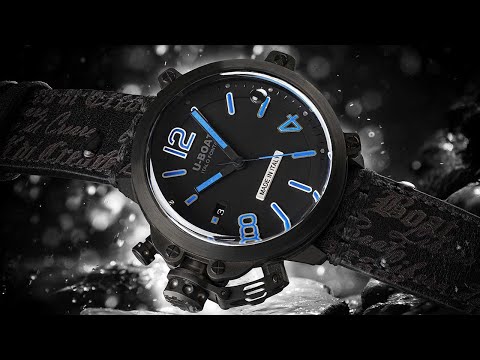 U-Boat 8805 men's watch Capsule Titanium BK BE 50mm 10ATM