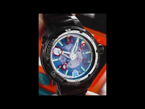 Nubeo NB-6090-22 men's watch Mariner 9 Automatic Limited Edition 50mm 5ATM