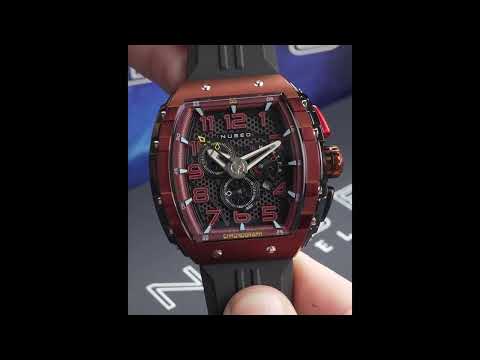 Nubeo NB-6088-03 men's watch Magellan Retrograde Chronograph 49mm 5ATM