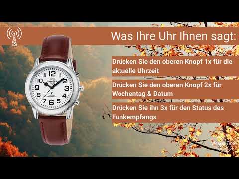 Master Time MTLA-10807-12L Speaking women's watch Radio-Controlled 36mm