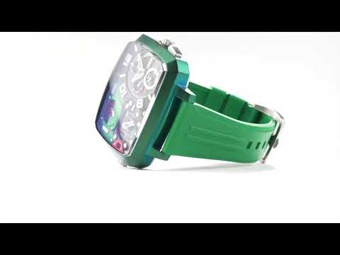 Nubeo NB-6084-03 men's watch Odyssey Triple Time-Zone Limited 58mm 5ATM