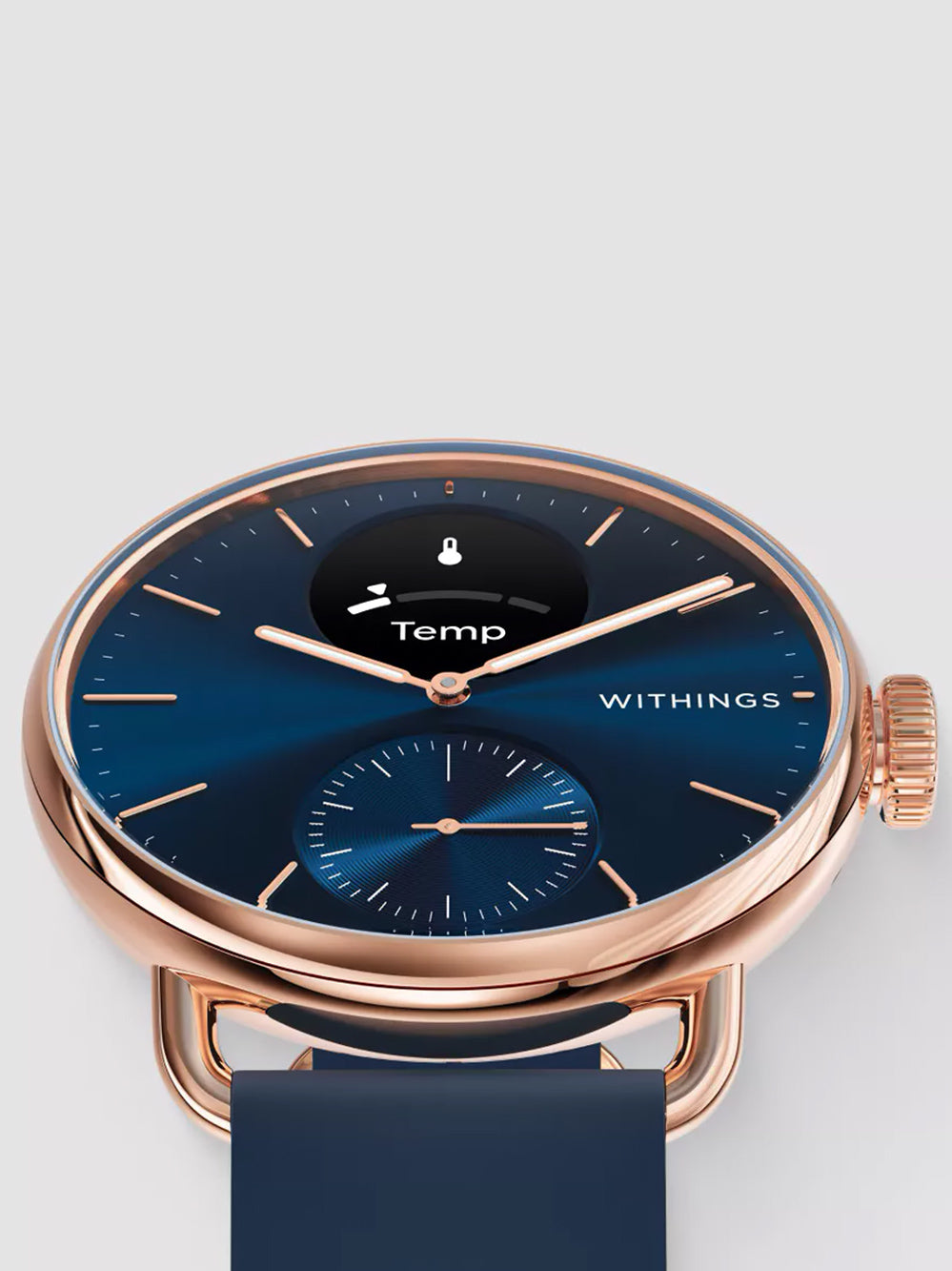 Withings HWA10-model 6-All-In Scan watch 2 rosé gold blue 38 mm 5ATM
