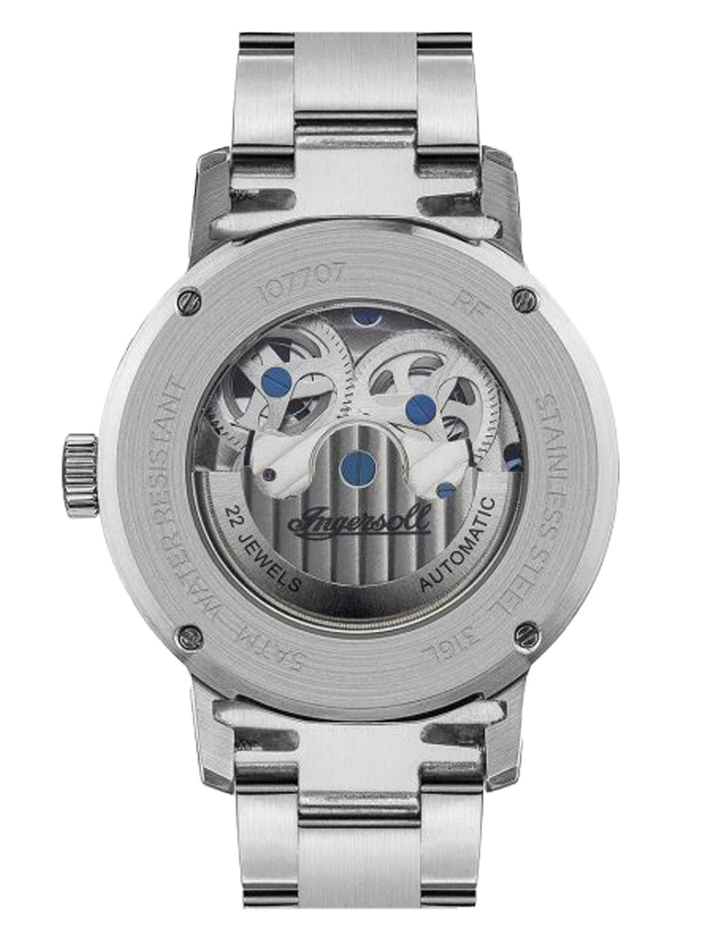 Ingersoll I07707 The Jazz Dual Time Automatic Men's Watch 42mm 5ATM