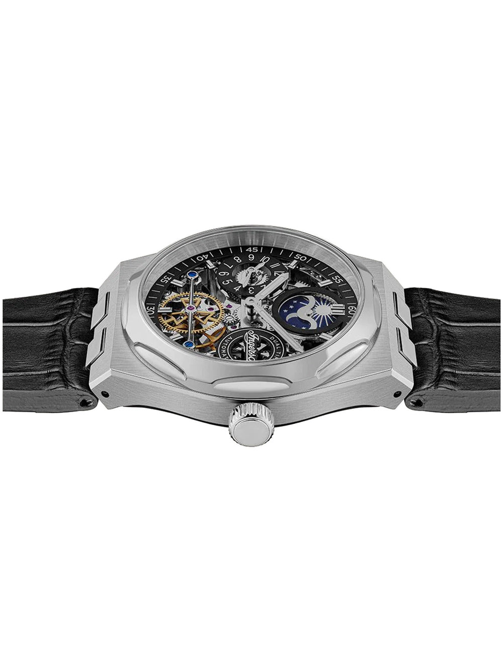 Ingersoll I12903 The Broadway Dual Time Automatic men's watch 43mm 5ATM