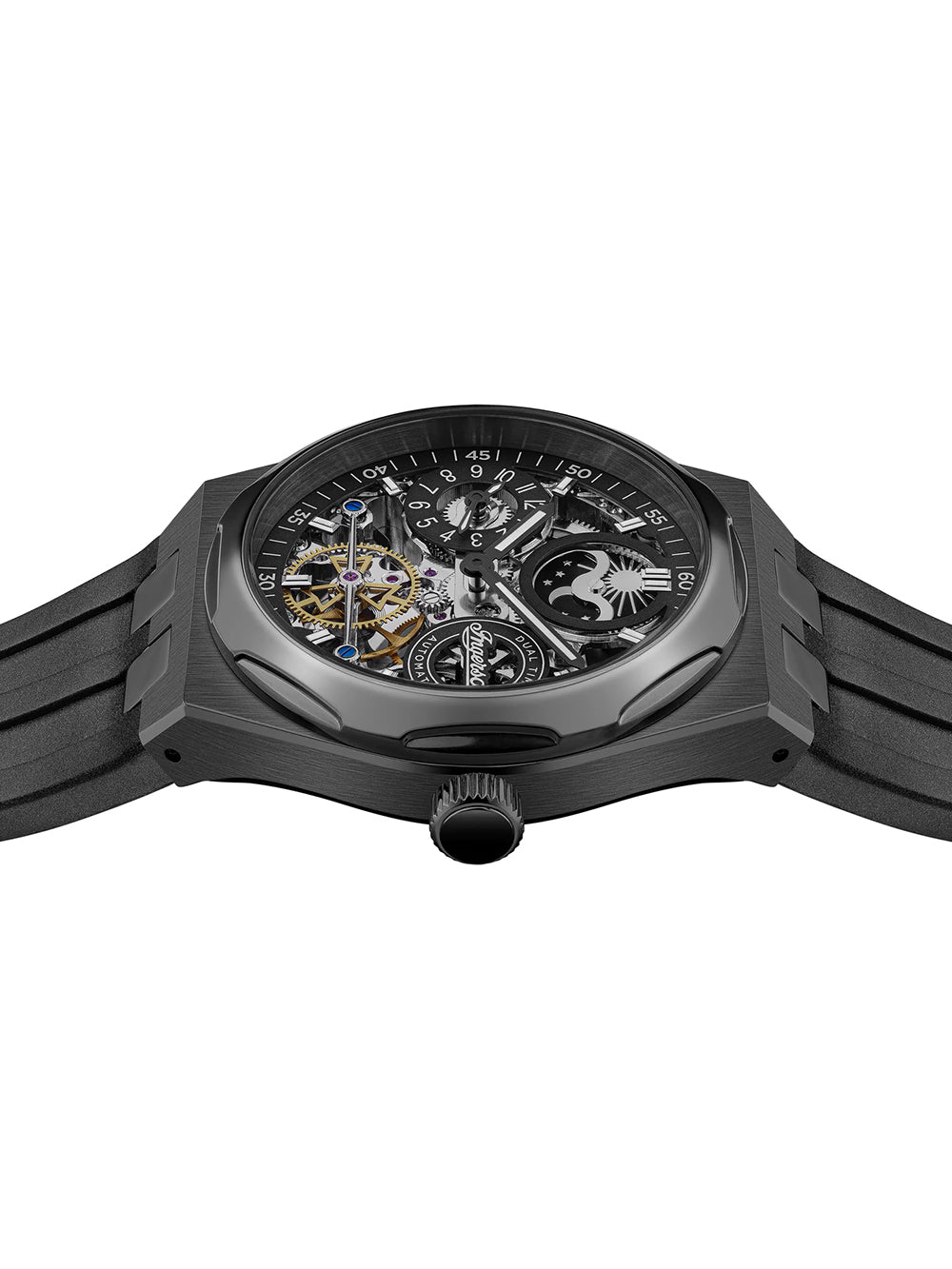 Ingersoll I12908 men's watch Broadway Dual Time Automatic 43mm 5ATM